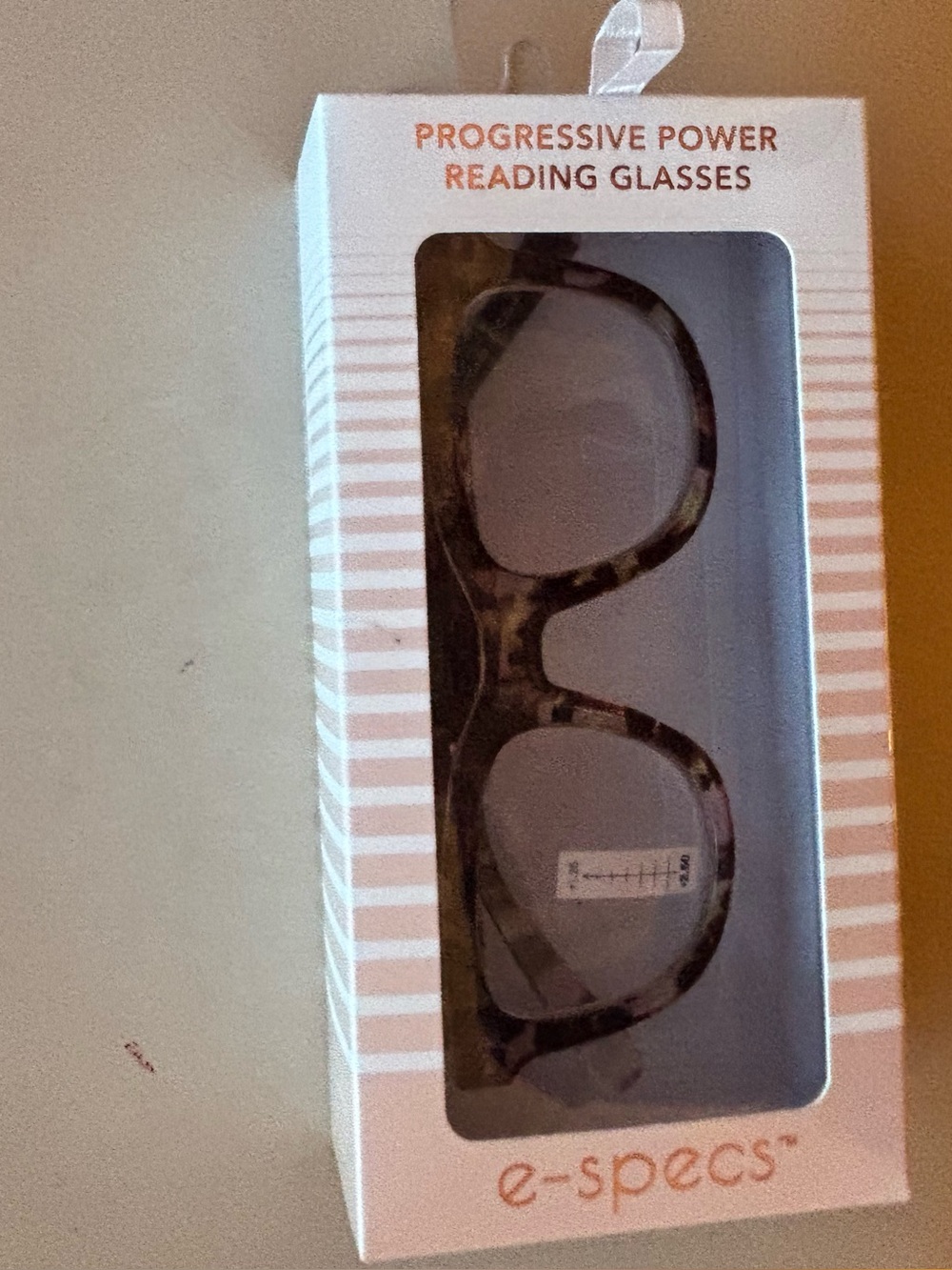 Le Specs Tortoise Shell Progressive Reading Glasses +1.25 - +2.50